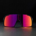 EDDY sports sunglasses Black Sunset Red – stylish cycling eyewear with perfect fit and protection.