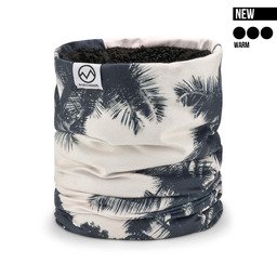 POPHEAD neckwarmer JOSIE Palm Vibes – warm fleece neckwarmer with cozy teddy lining for cold winter days