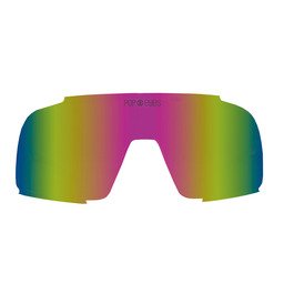 Cosmic Pink lens for EDDY sports sunglasses – bold mirrored lens for dynamic conditions.