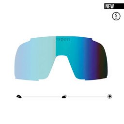 Ocean Blue replacement lens for photochromic sunglasses EDDY Small – UV-reactive glass for optimal tint. NEW