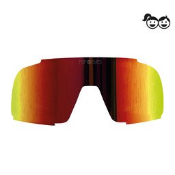 Rainbow replacement lens for EDDY Kids – colorful kids sunglasses lens with 100% UV protection for sunny days.